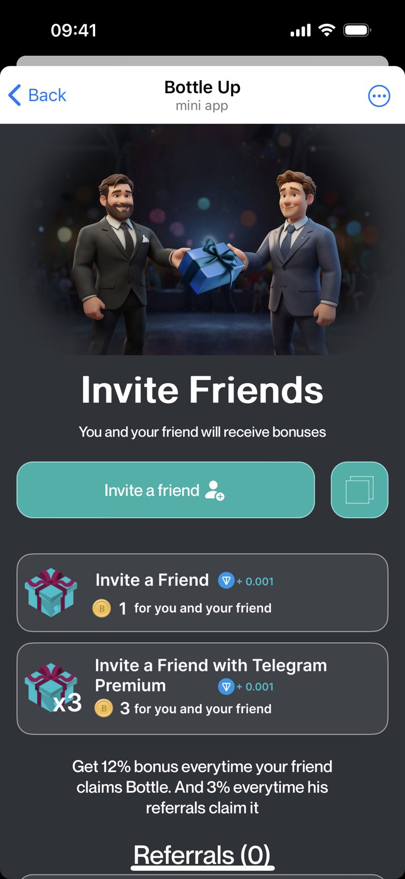 Dapp screenshot
