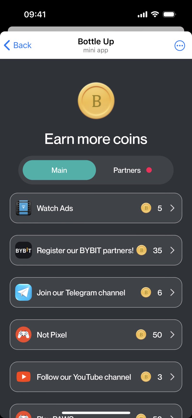 Dapp screenshot