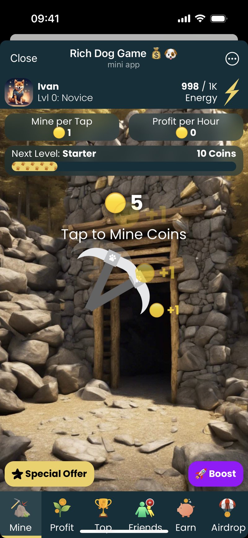 Dapp screenshot