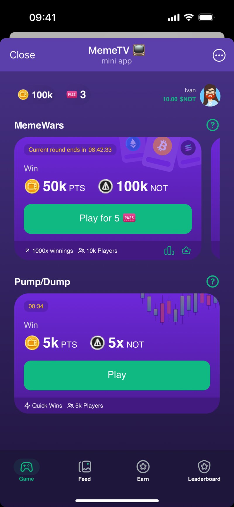 Dapp screenshot