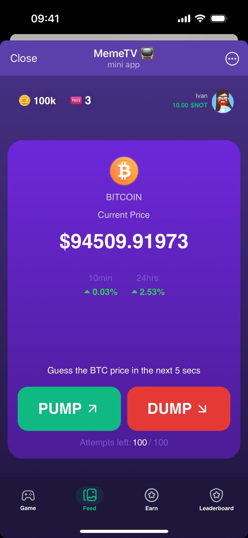 Dapp screenshot