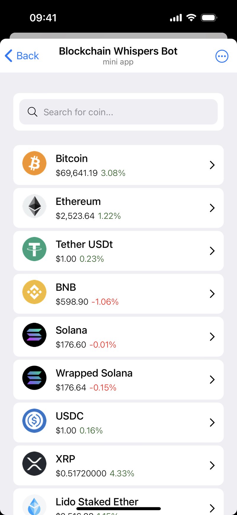 Dapp screenshot