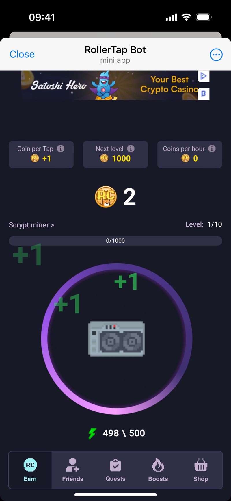 Dapp screenshot