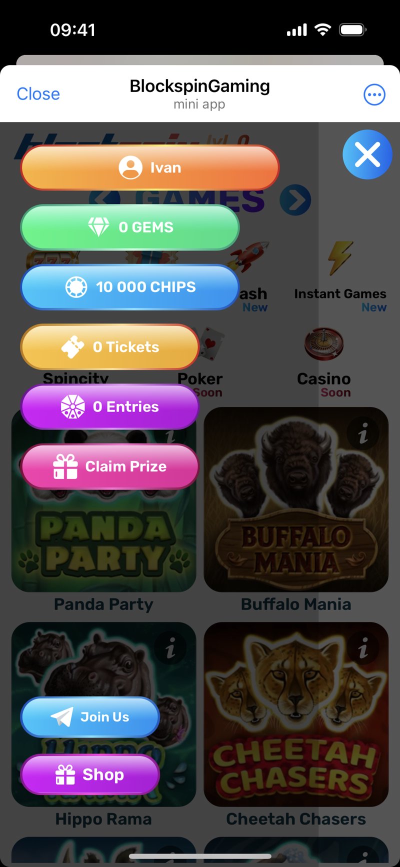 Dapp screenshot