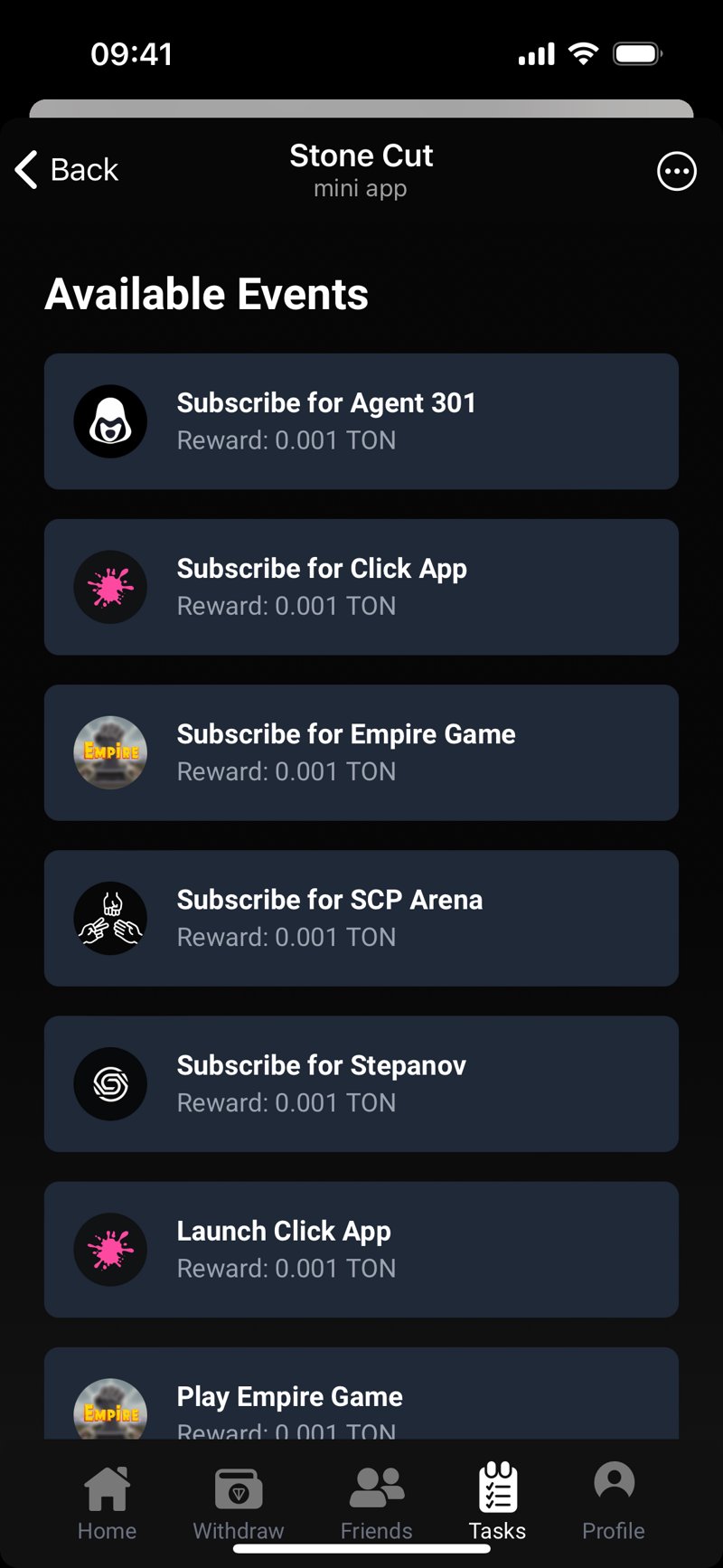 Dapp screenshot