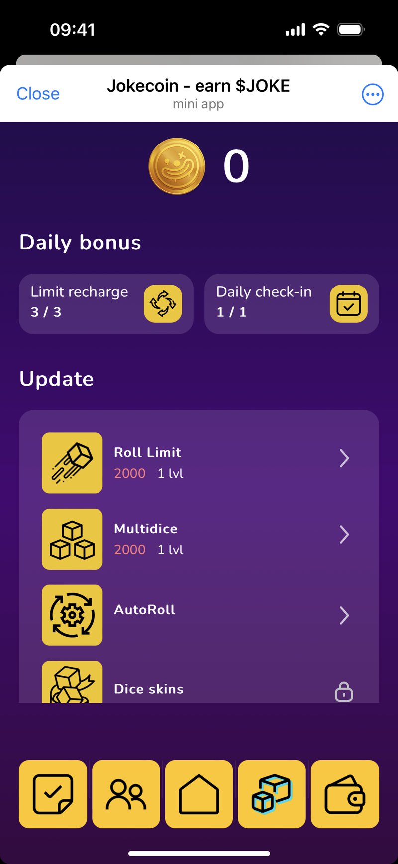 Dapp screenshot