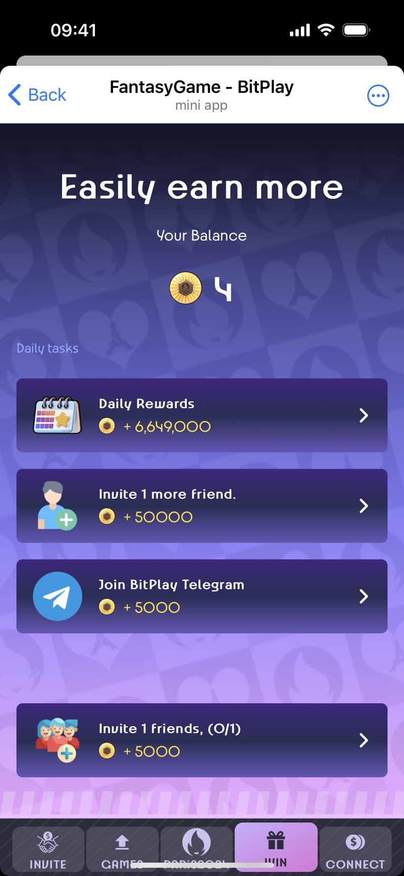 Dapp screenshot