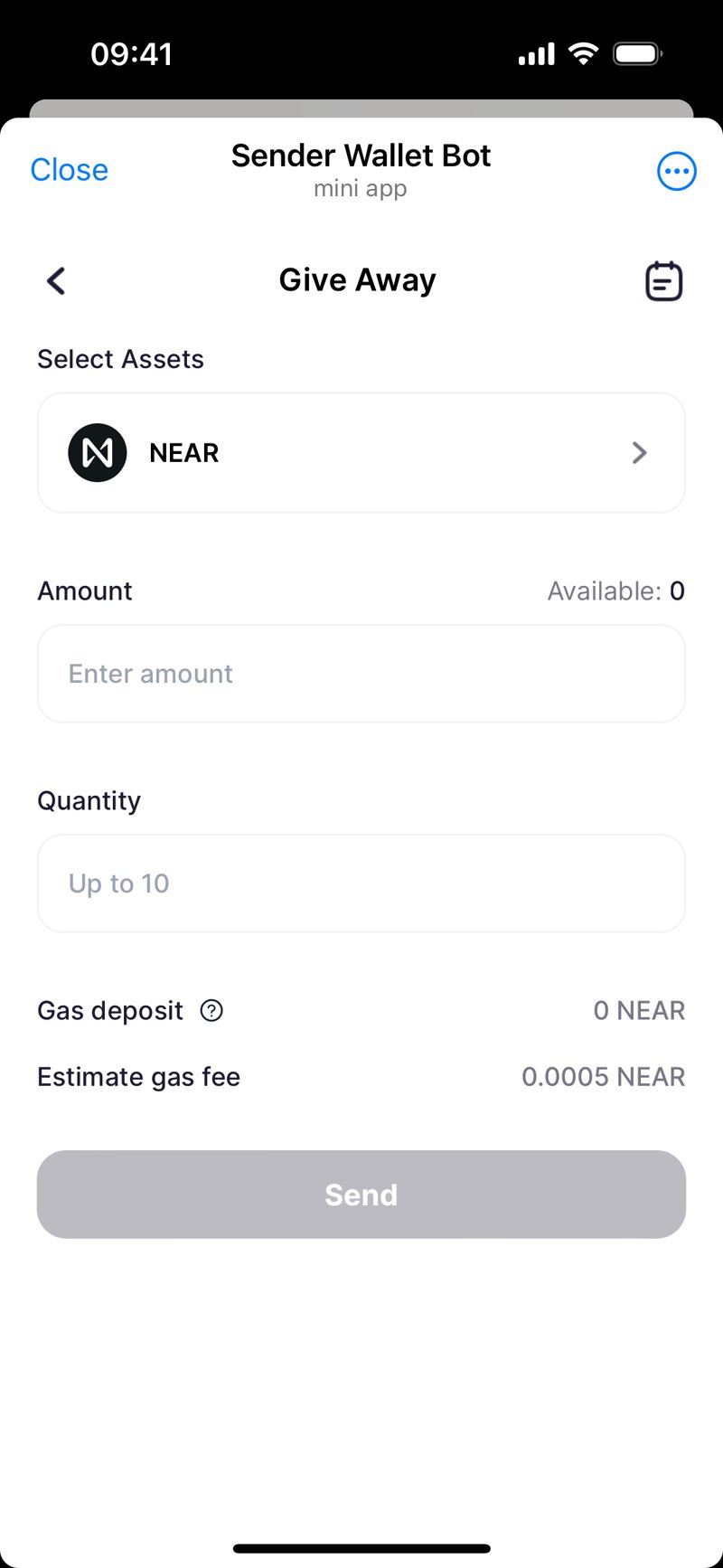 Dapp screenshot