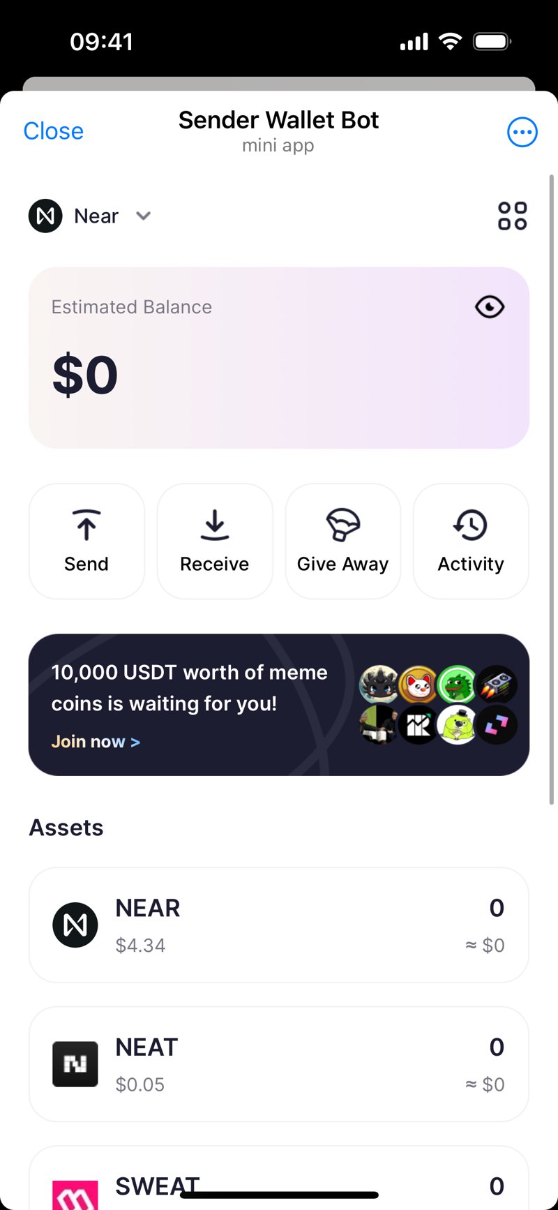 Dapp screenshot