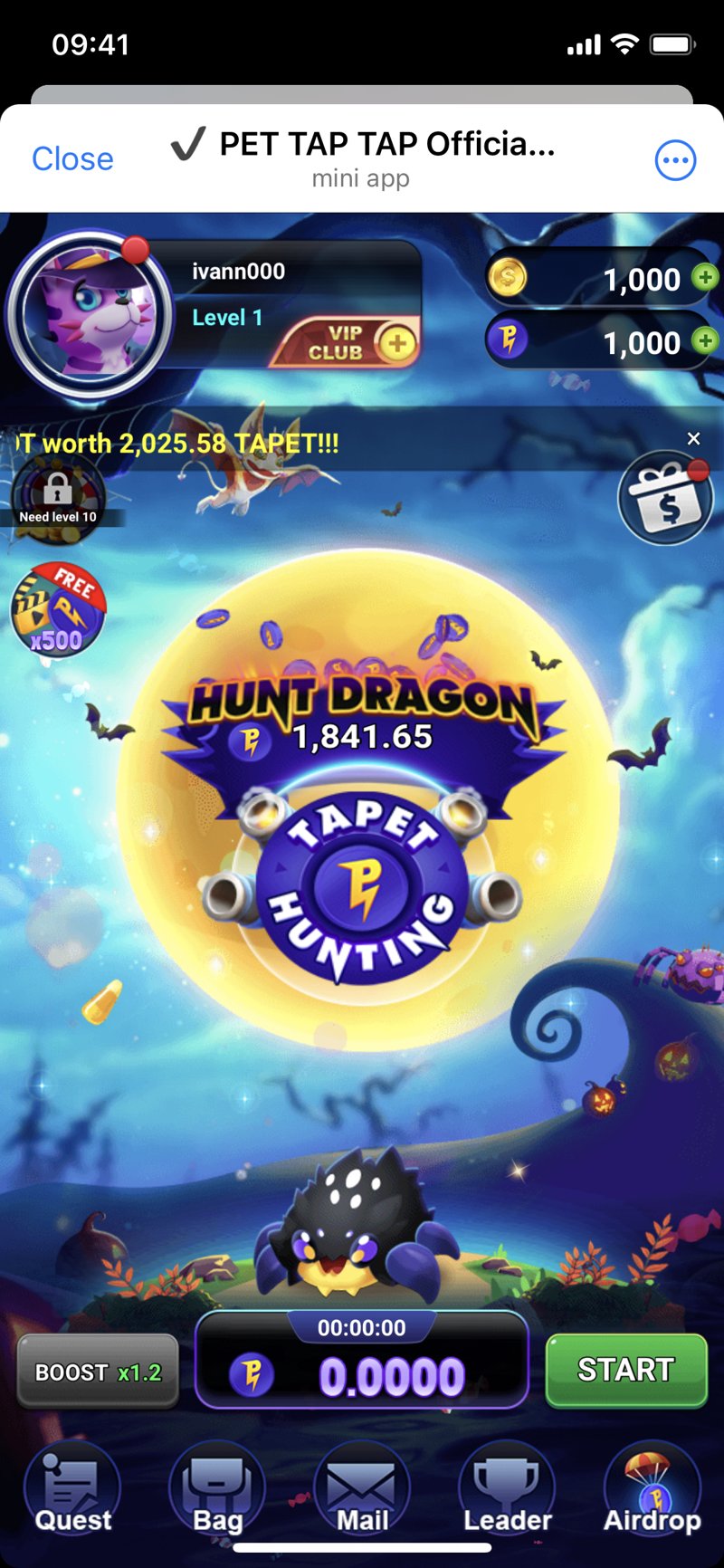 Dapp screenshot