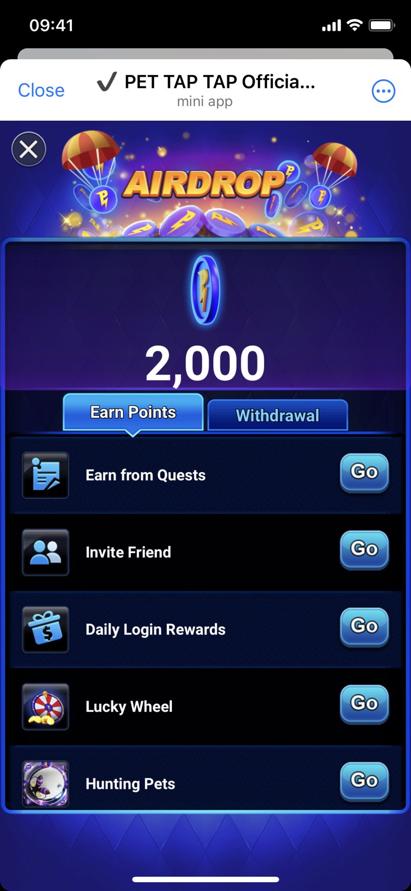 Dapp screenshot