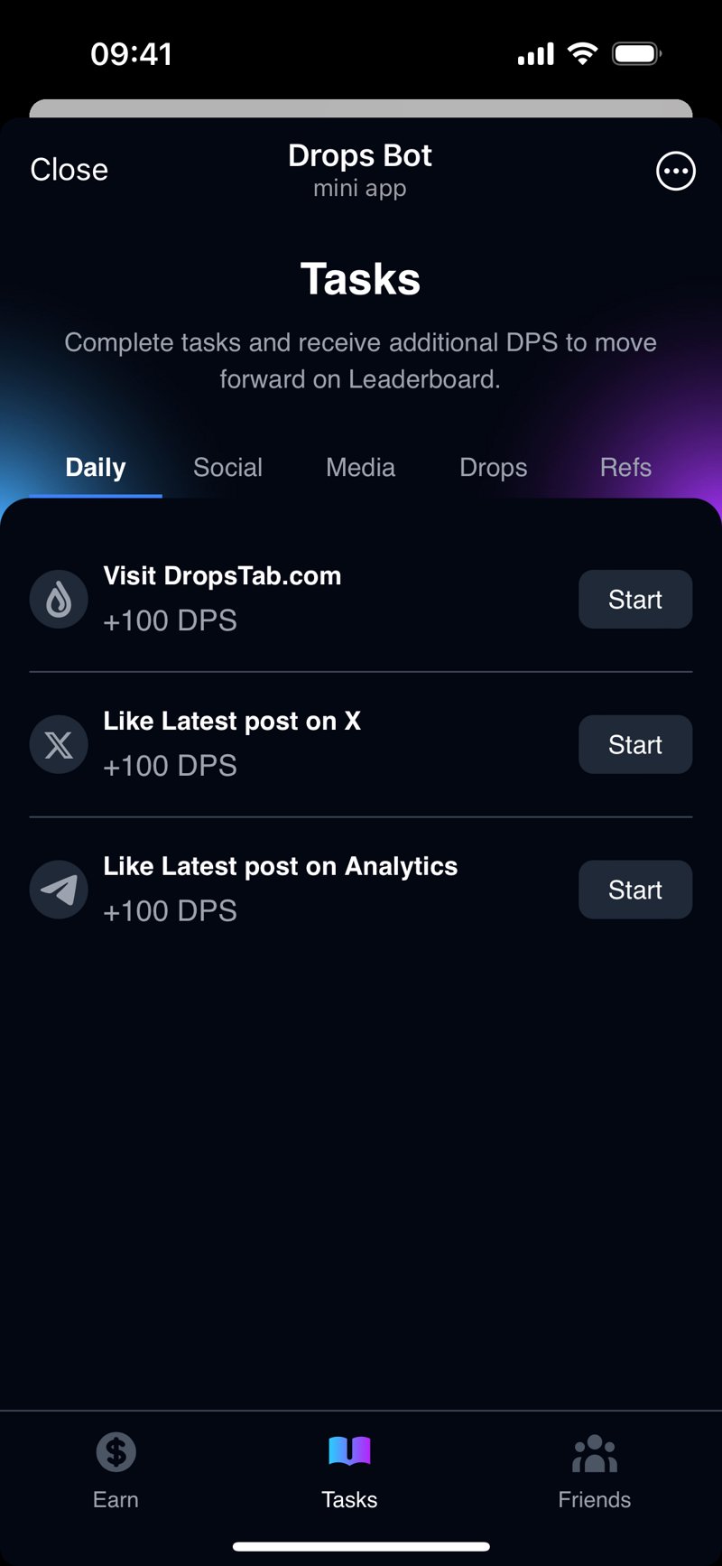 Dapp screenshot