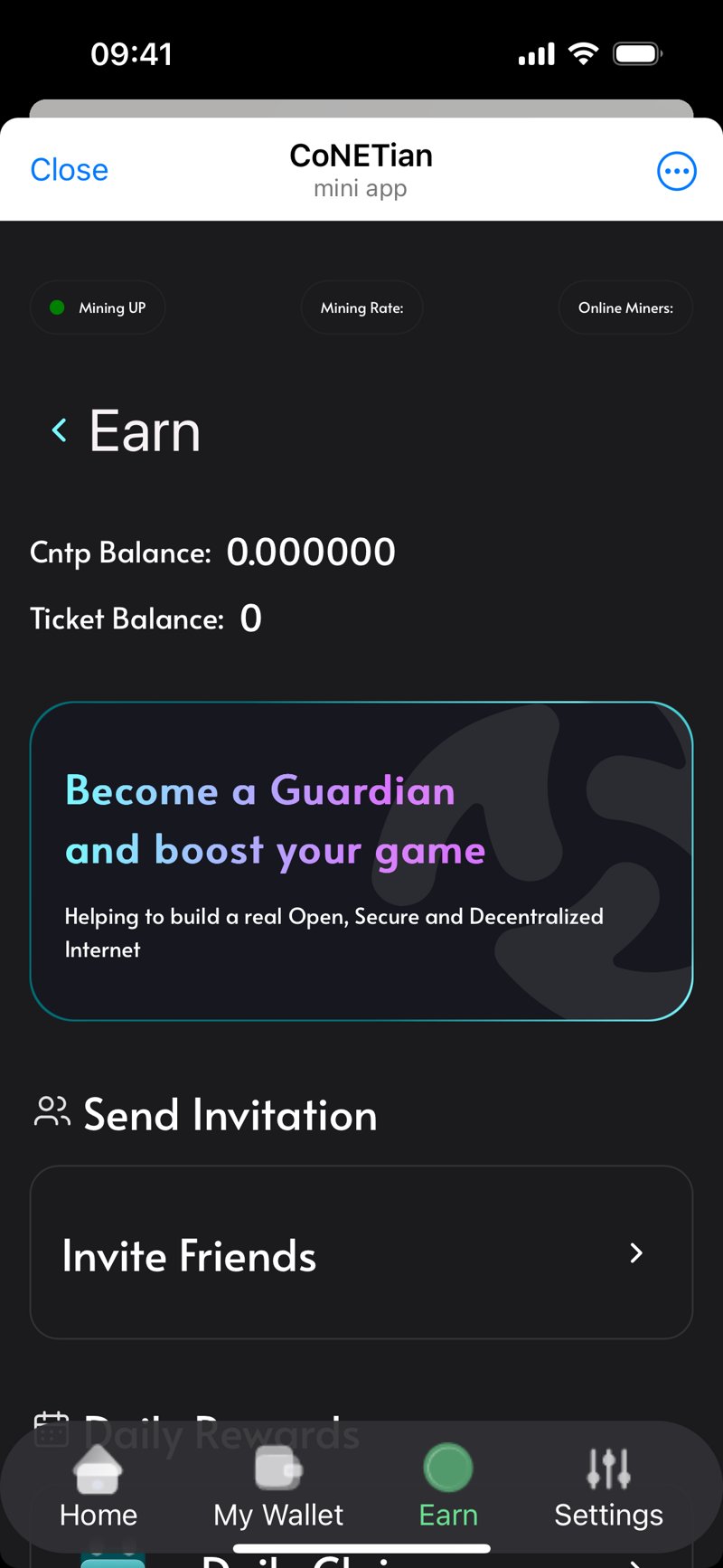 Dapp screenshot