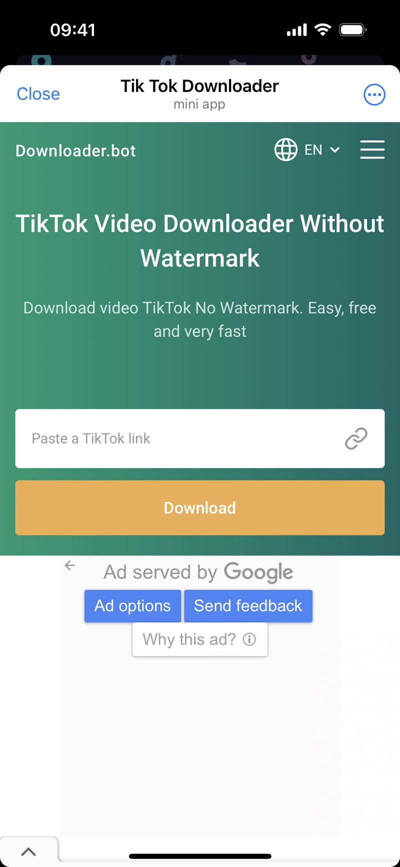 Dapp screenshot