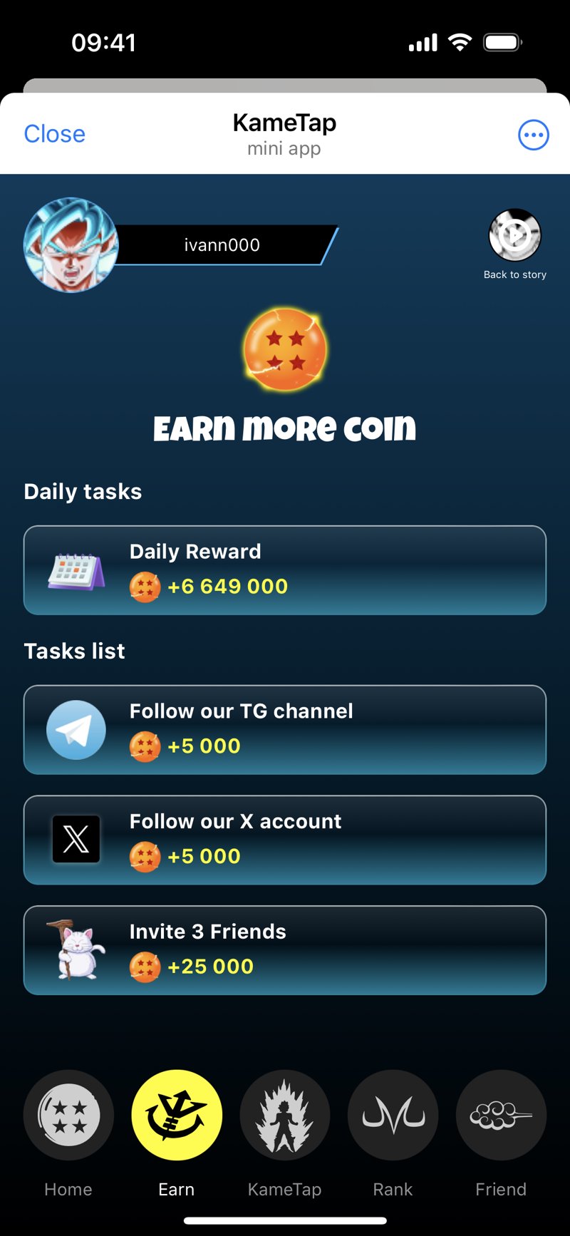 Dapp screenshot