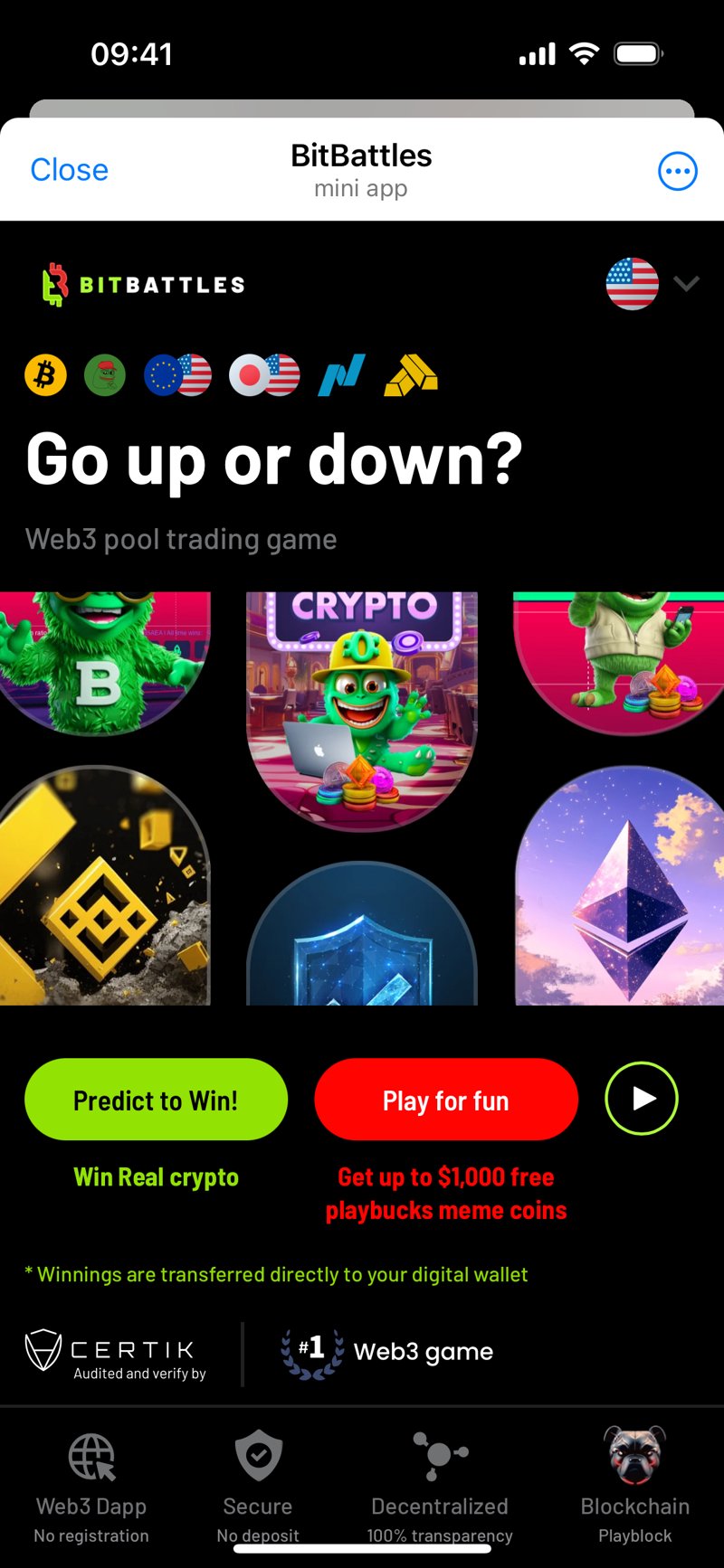 Dapp screenshot