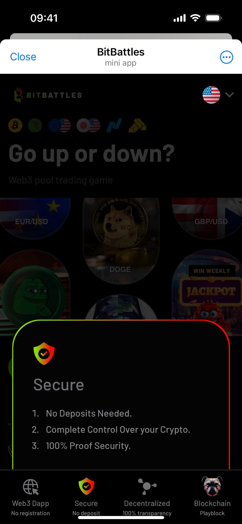 Dapp screenshot