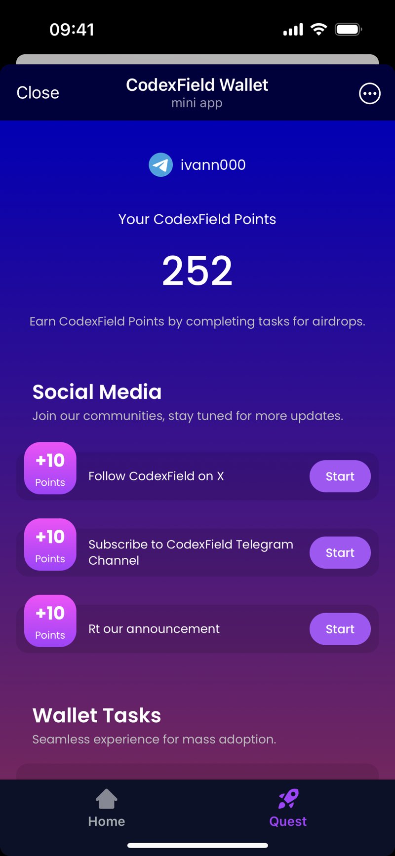 Dapp screenshot