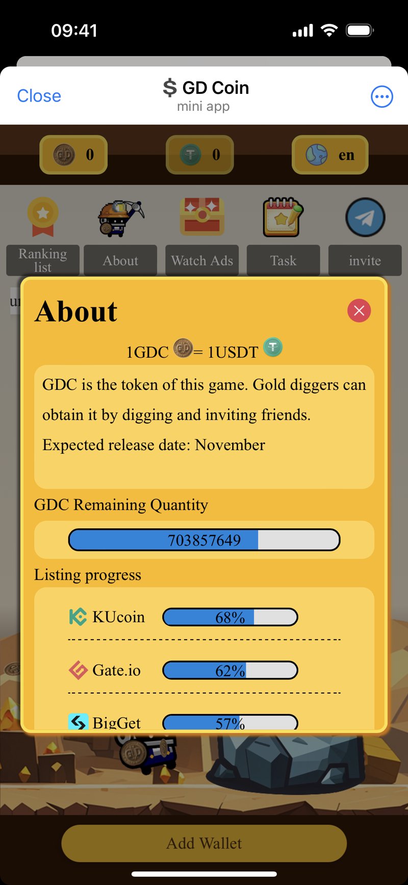 Dapp screenshot