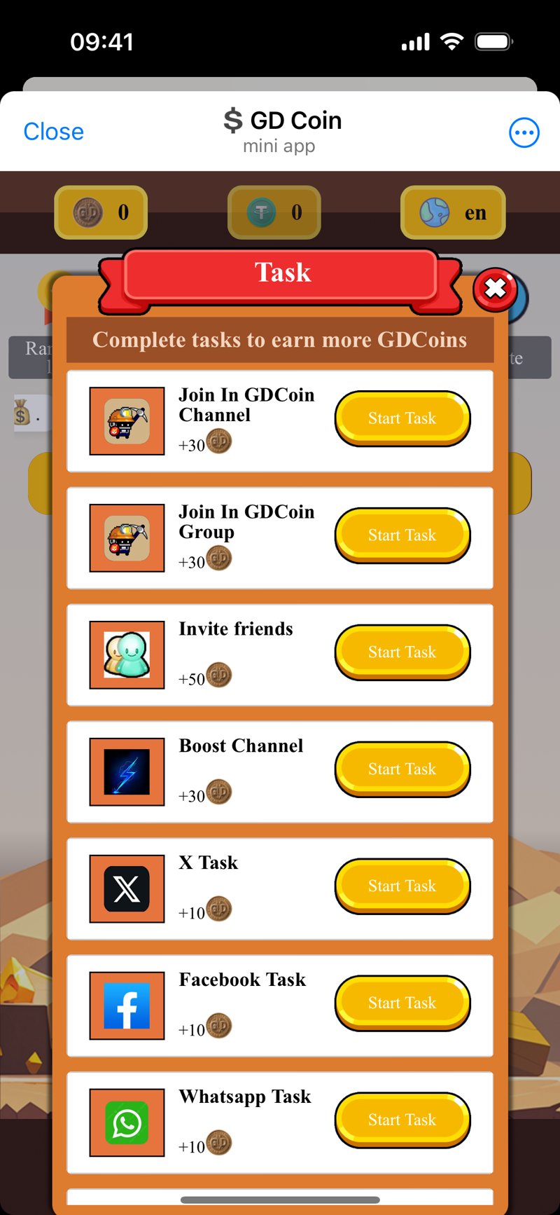 Dapp screenshot