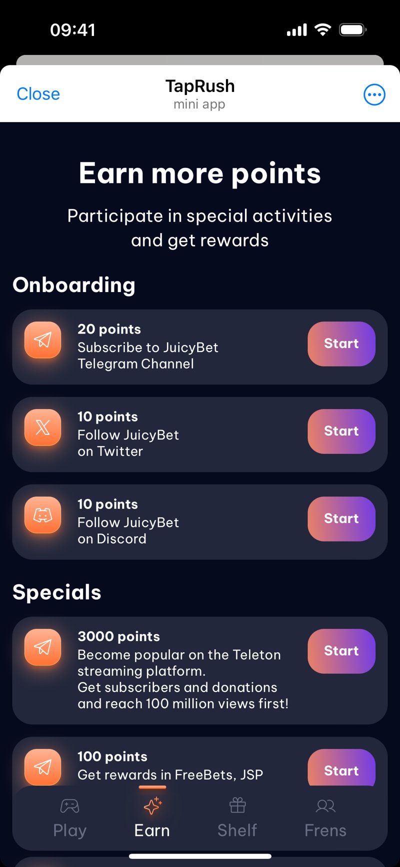 Dapp screenshot