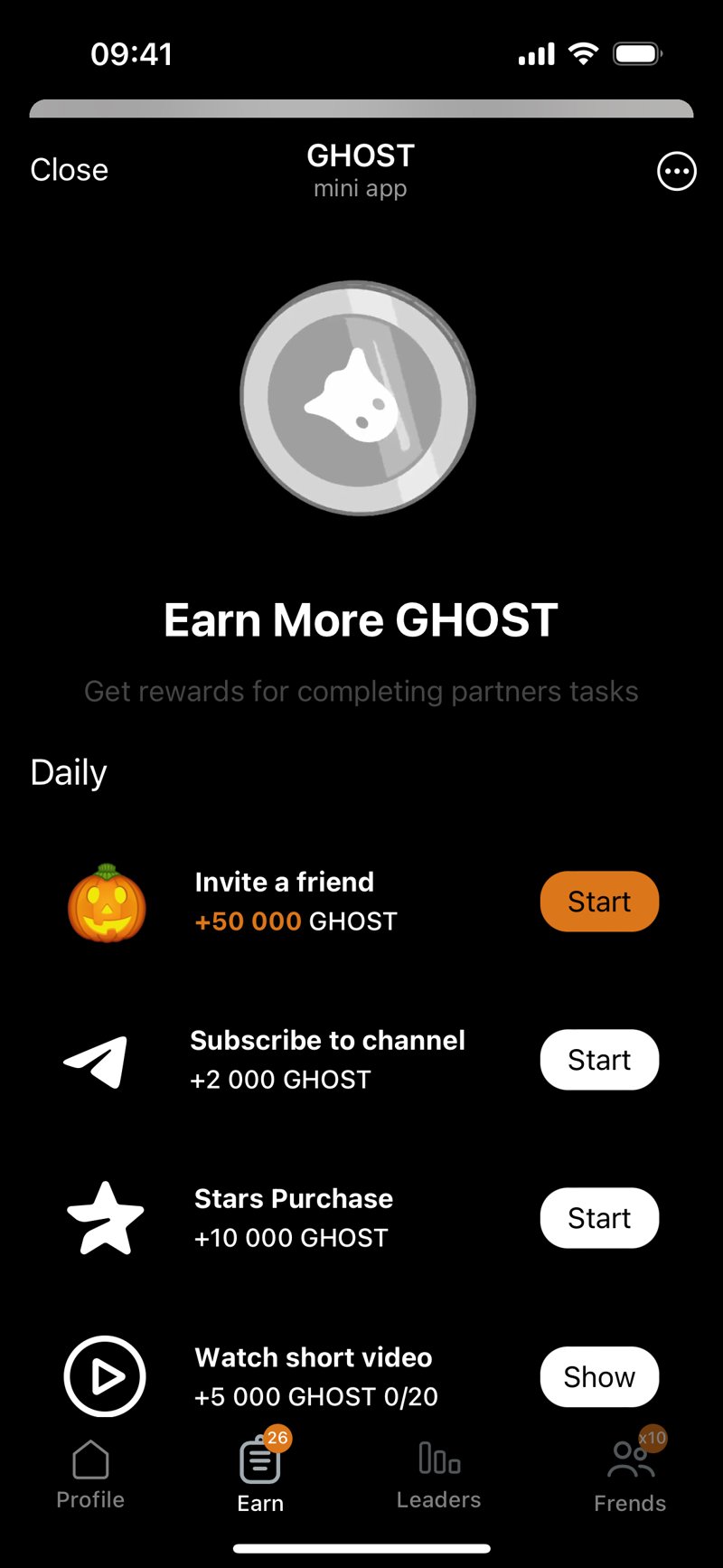 Dapp screenshot