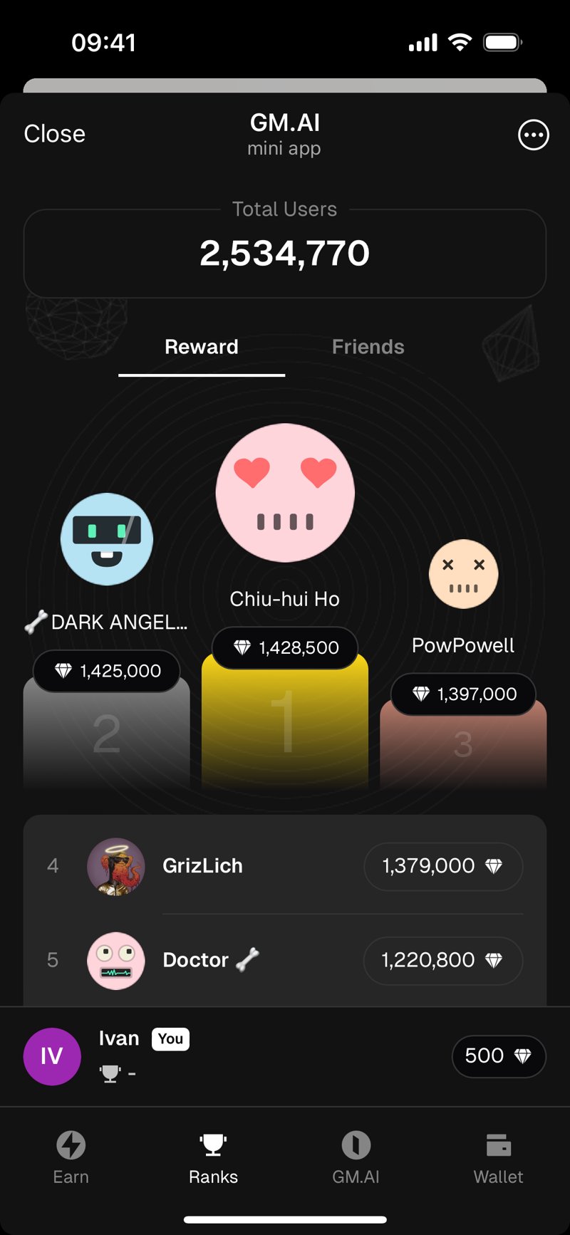 Dapp screenshot