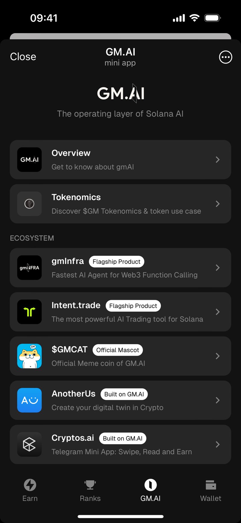 Dapp screenshot