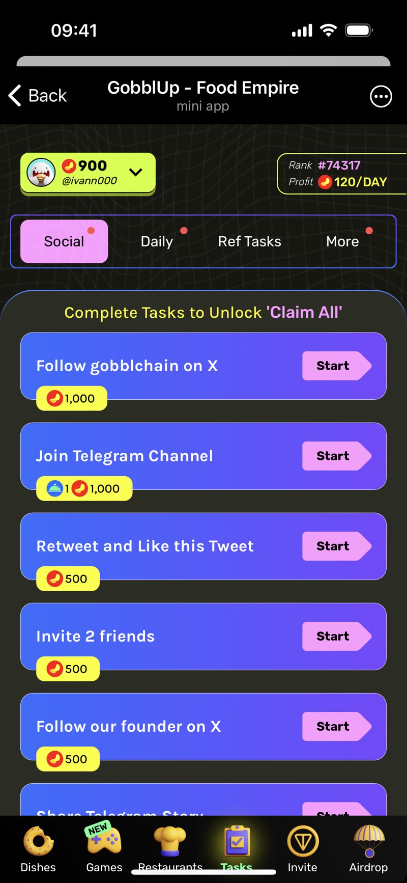 Dapp screenshot