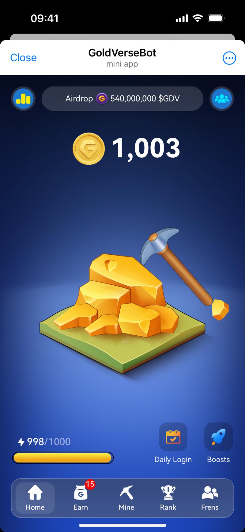Dapp screenshot
