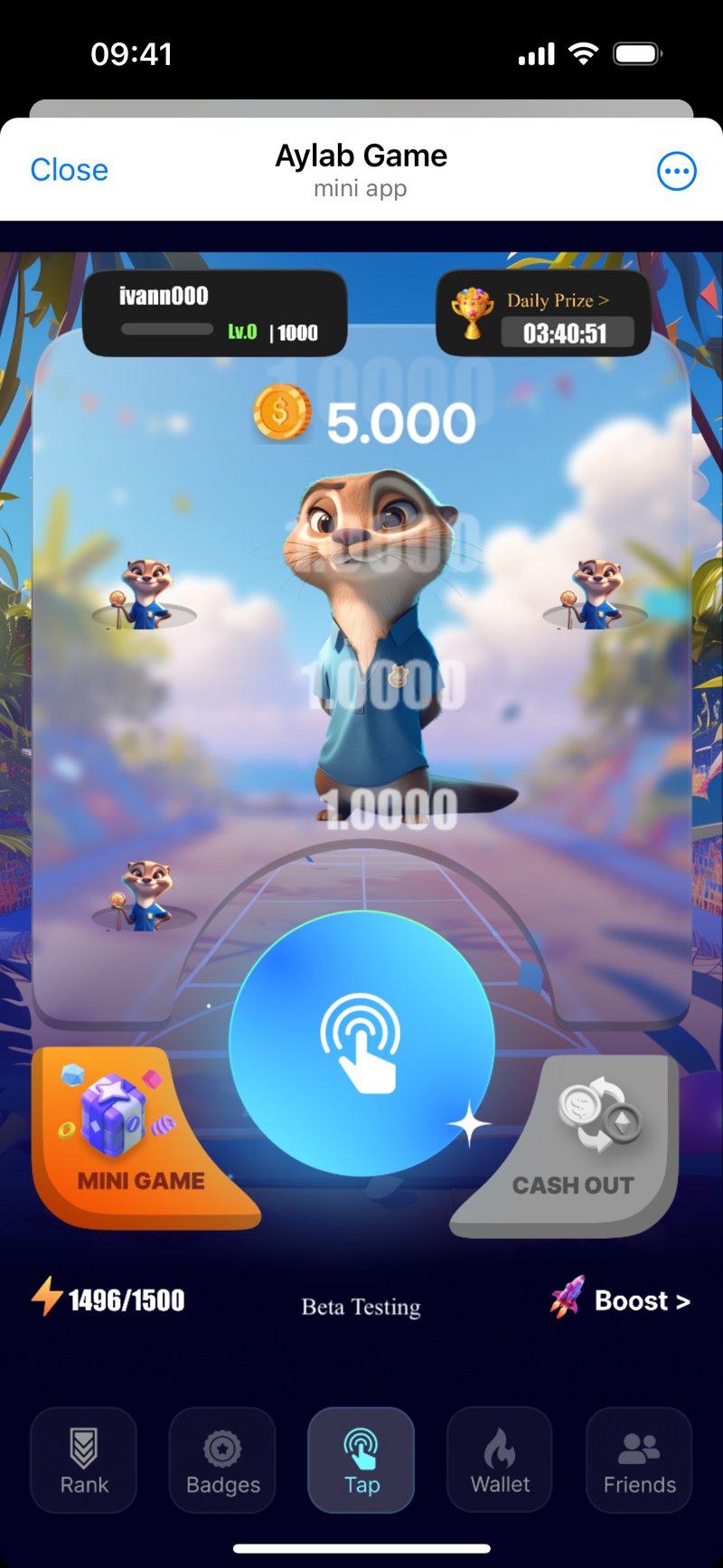 Dapp screenshot