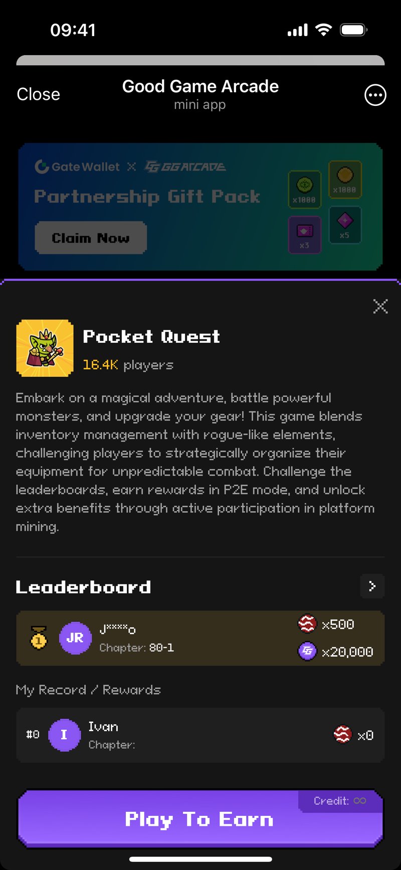 Dapp screenshot