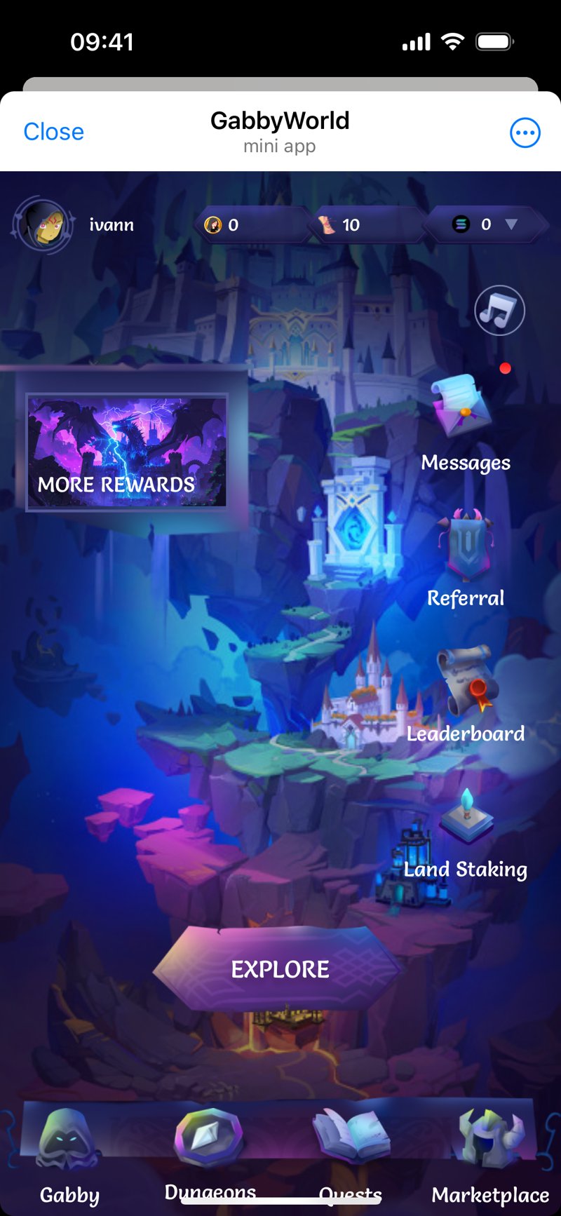 Dapp screenshot