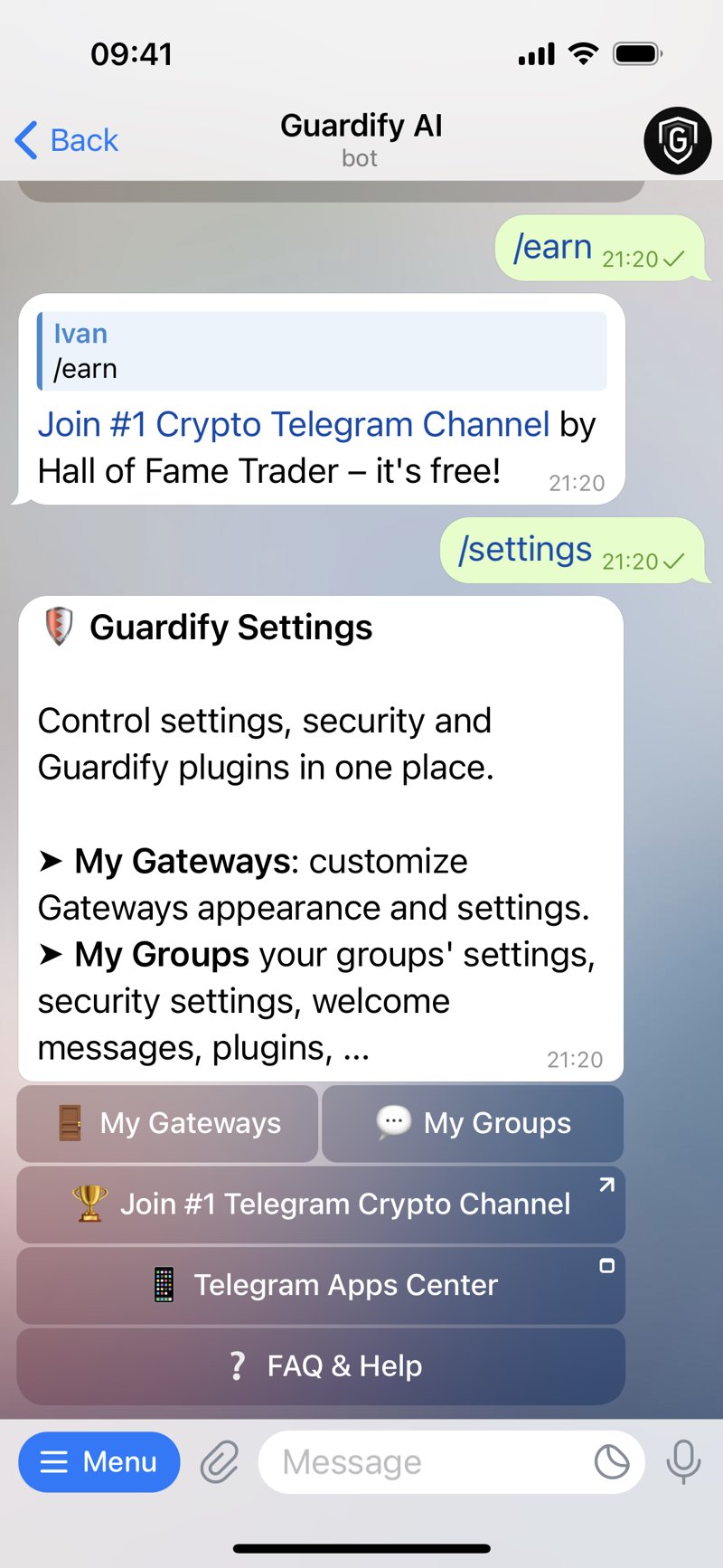 Dapp screenshot
