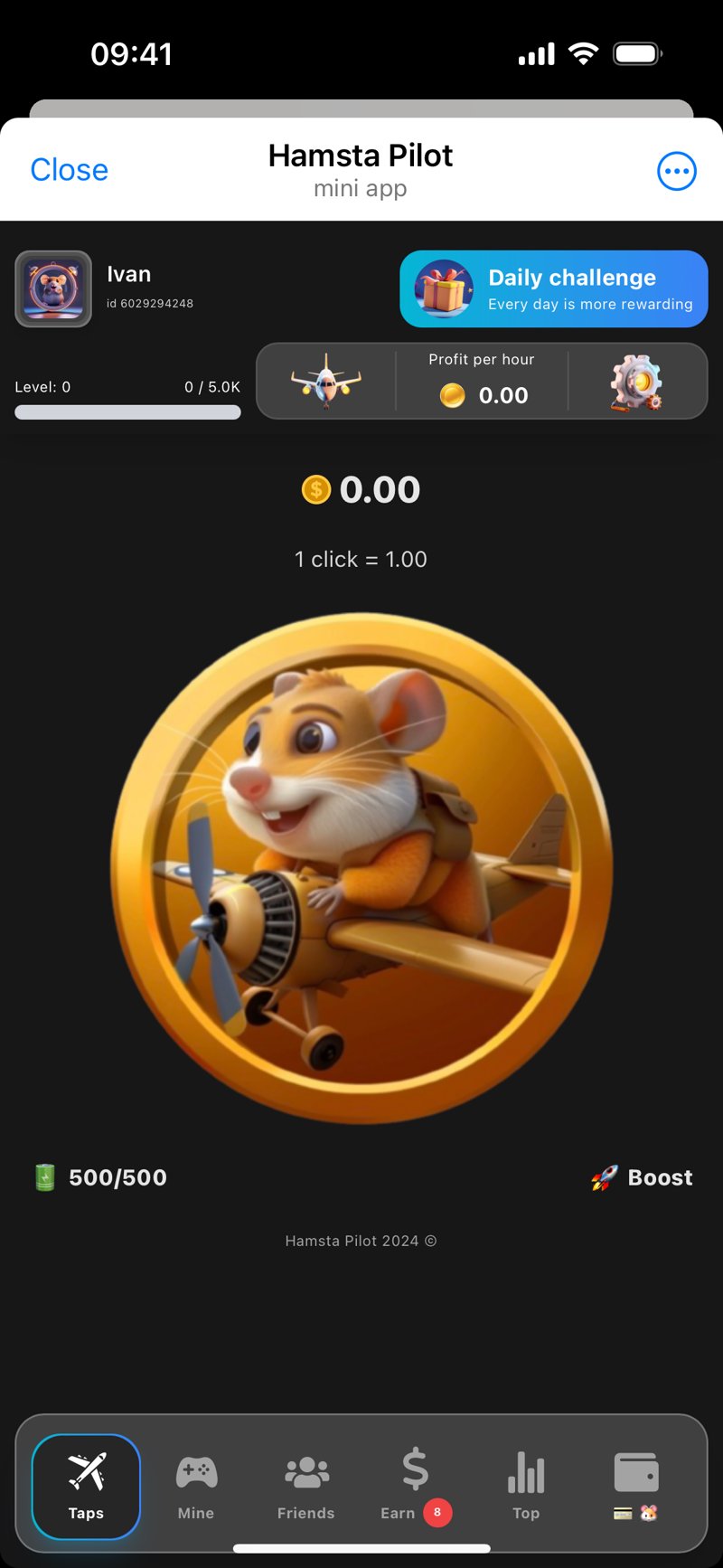 Dapp screenshot