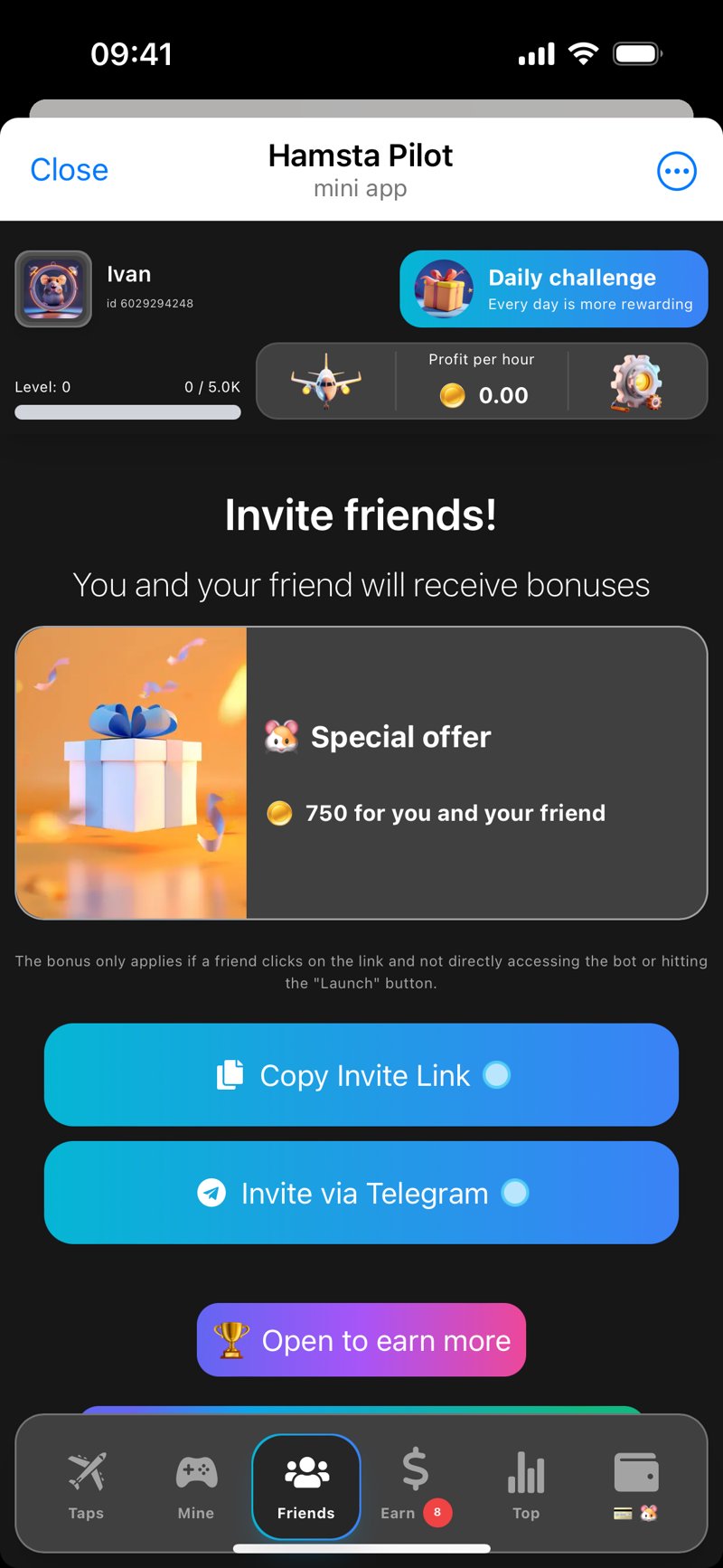 Dapp screenshot