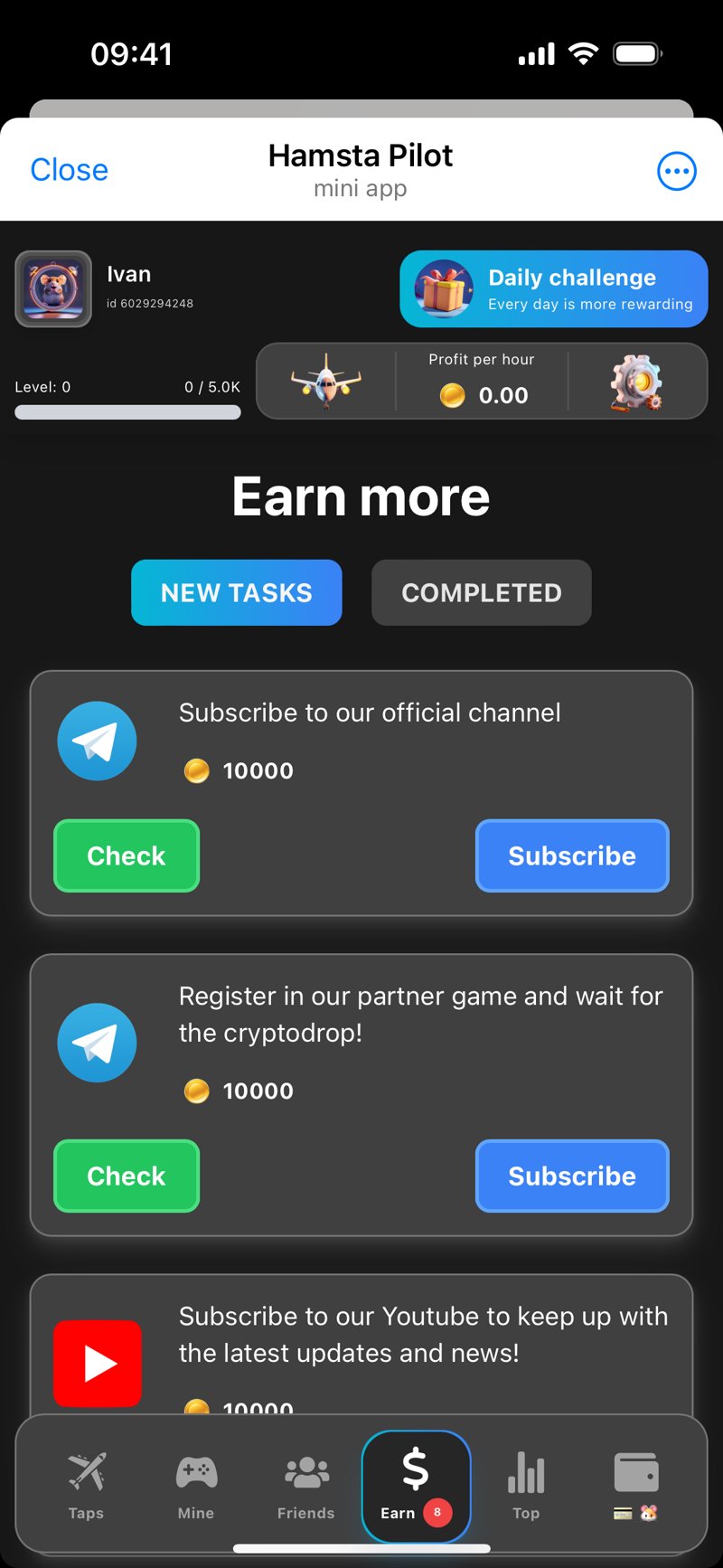 Dapp screenshot