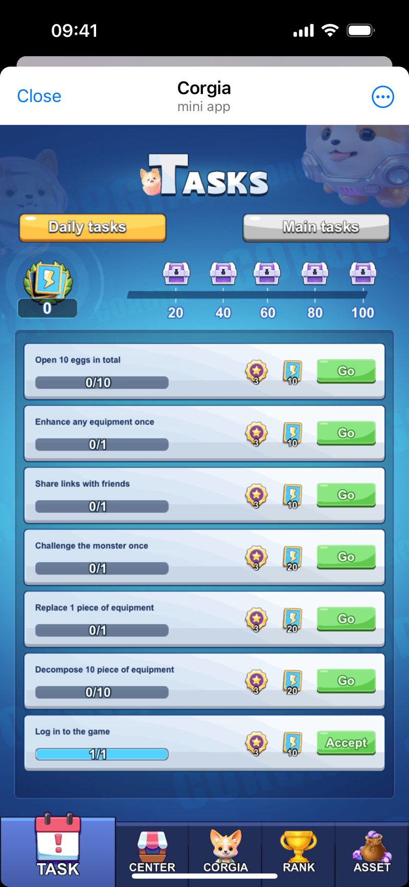 Dapp screenshot