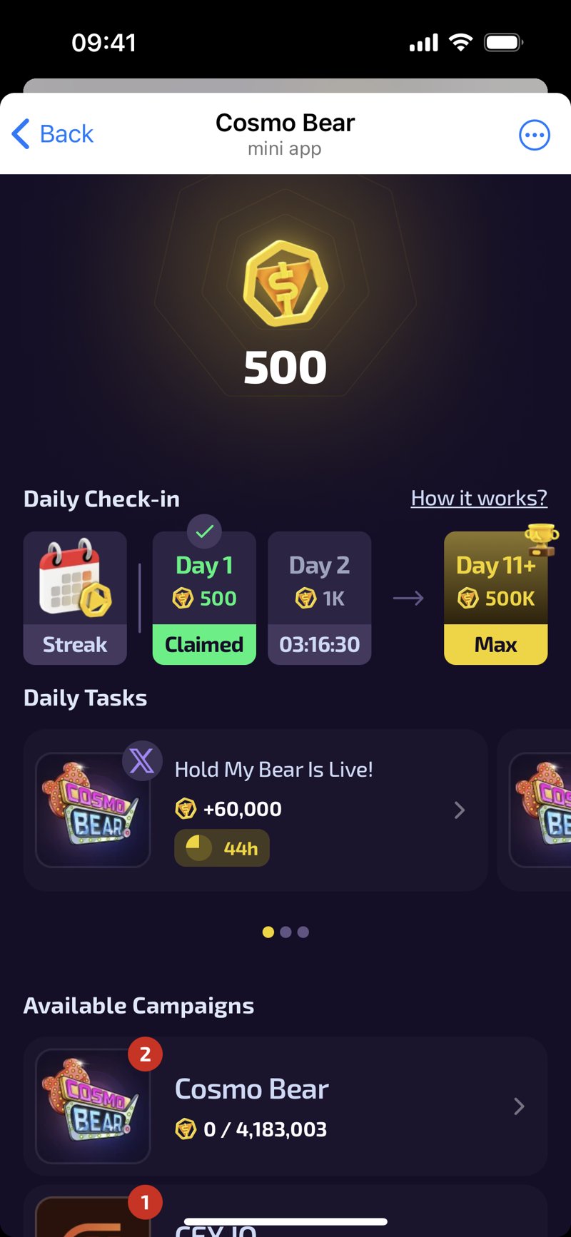 Dapp screenshot