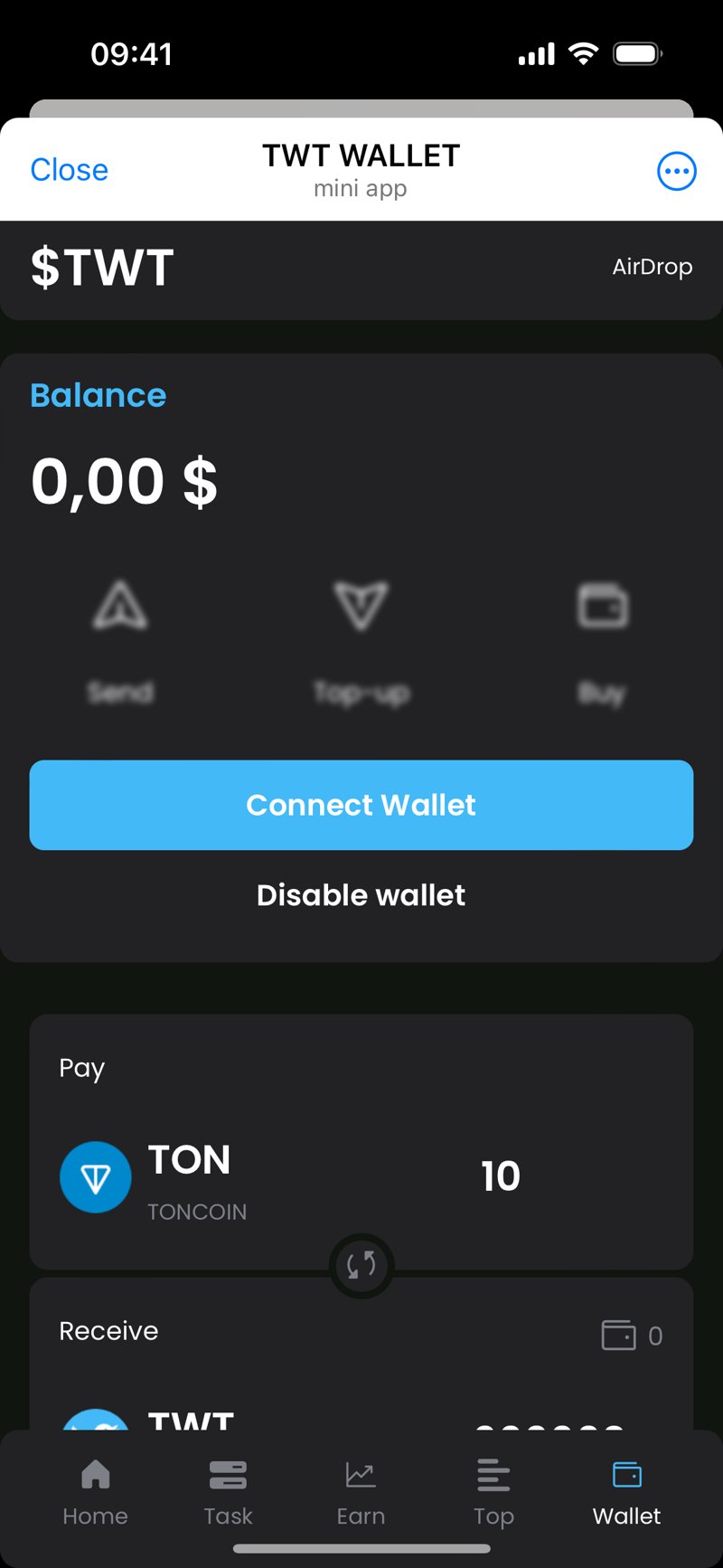 Dapp screenshot