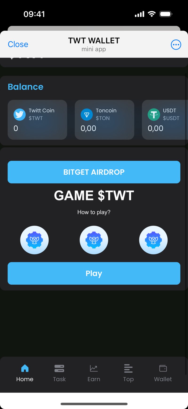 Dapp screenshot
