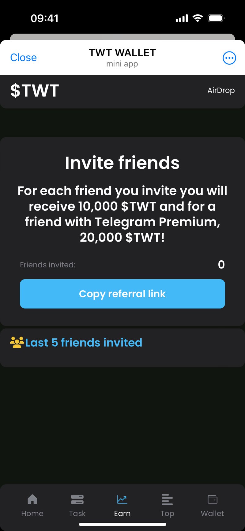 Dapp screenshot