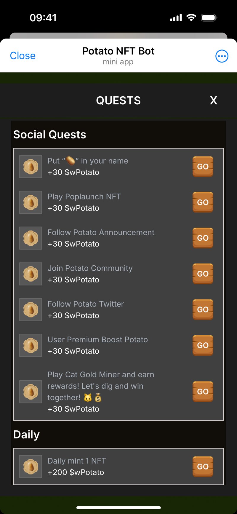 Dapp screenshot