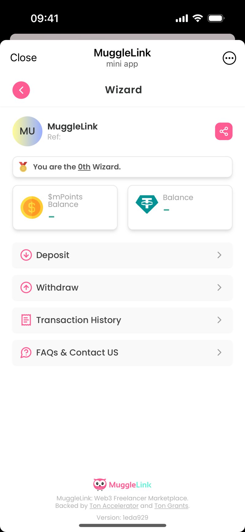 Dapp screenshot