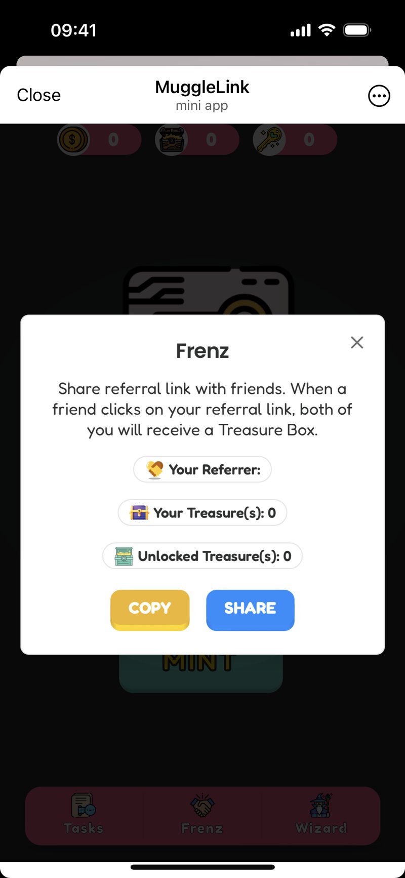 Dapp screenshot