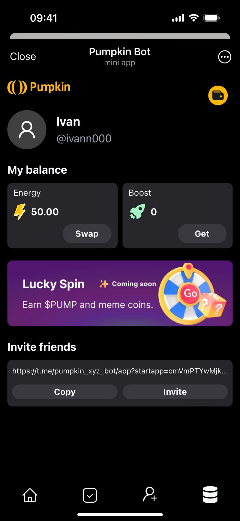 Dapp screenshot