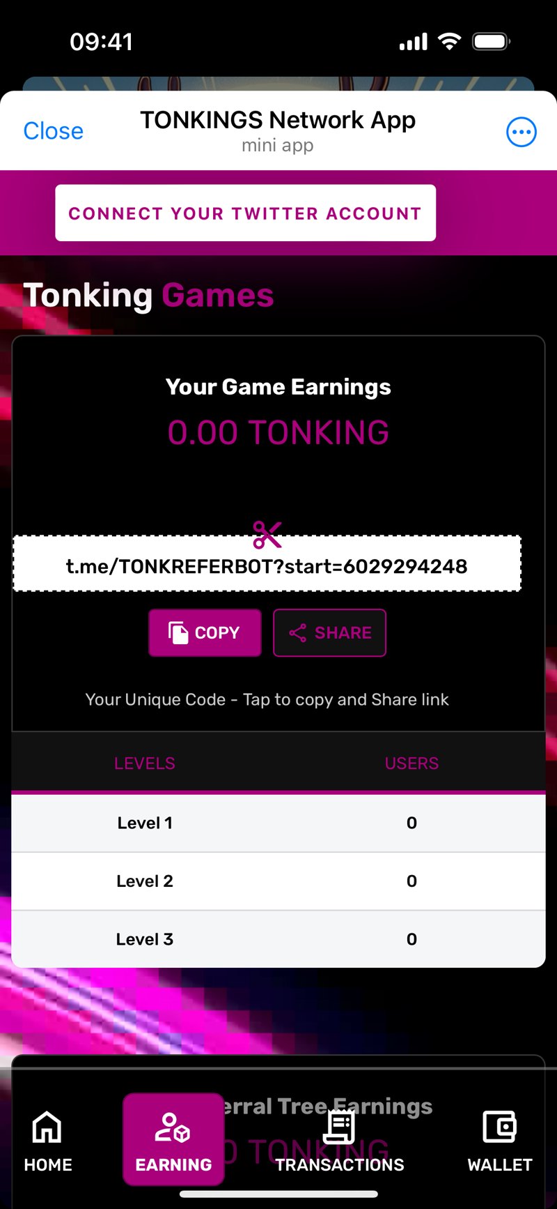 Dapp screenshot