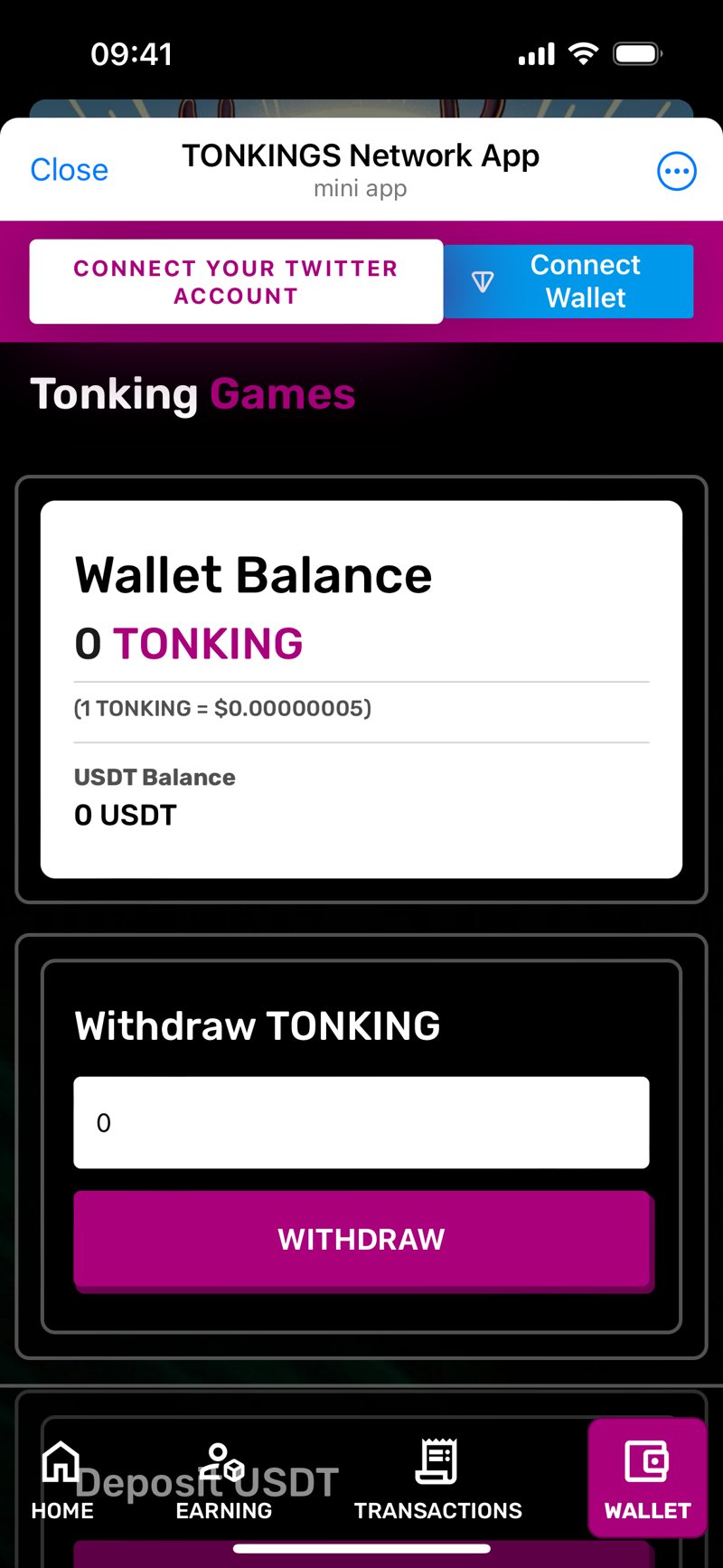 Dapp screenshot