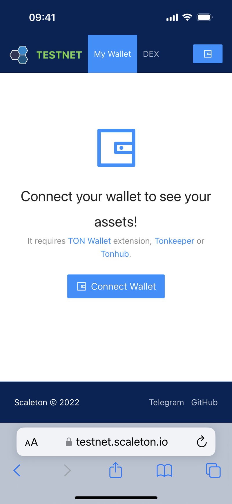 Dapp screenshot