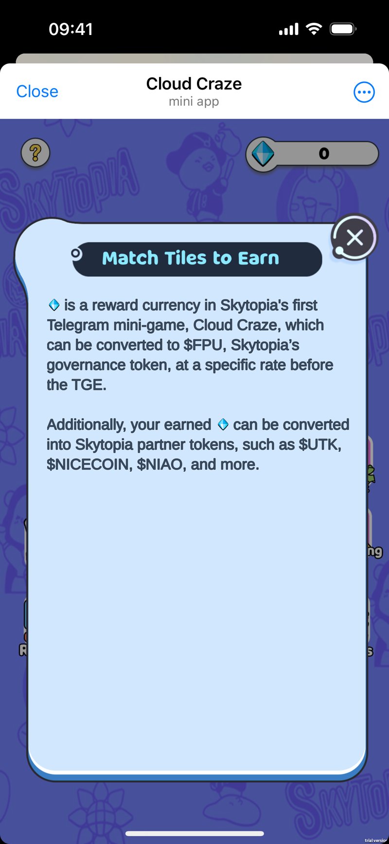 Dapp screenshot